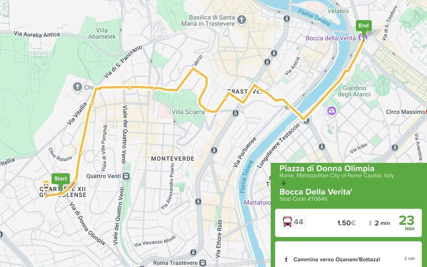Donna Olimpia Tra Gianicolo E Trastevere روما